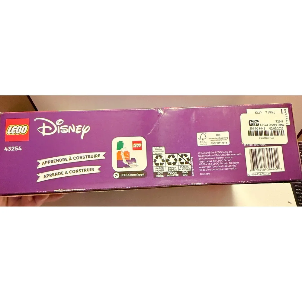 LEGO Disney Ariel's Crystal Cavern Kids 141pc Multi NEW 43254 Mermaid Set